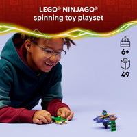 Thumbnail for LEGO NINJAGO NYA vs. Mutation Monster Spinner Building Toy for Boys & Girls - Ninja Toy Figures & Playset for Kids, Ages 6+ - Includes 2 Minifigures for Pretend Play - Gift Idea for Birthdays - 71849