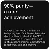 Thumbnail for Toniiq Ultra High Purity Alpha GPC Capsules - 600mg Concentrated Formula - 90%+ Highly Purified and Bioavailable Nootropic - 120 Capsules Alpha GPC Supplement
