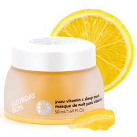 Thumbnail for Saturday Skin Yuzu Vitamin C Overnight Sleep Mask Regenerist Retinol Ultra Rich Face Moisturizer Cream Smooth Skin and Reduce Wrinkles Ideal for All Skin Types