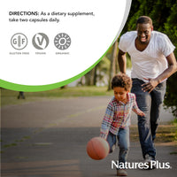 Thumbnail for NaturesPlus Source of Life Garden Vitamin C - 60 Capsules - Immune System Support - USDA Certified Organic, Non-GMO, Vegan, Gluten Free - 30 Servings