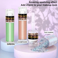 Thumbnail for Hair and Body Glitter Spray, 1PC Glint-Rainbow Glitter Hairspray Dry Powder Makeup for Clothes, Festival Rave Prom Loose Sparkle Powder,Holographic Ultra Fine Resin Glitters for Crafts (Glint-Rainbow)