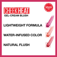 Thumbnail for Maybelline Cheek Heat Gel-Cream Blush Makeup, Lightweight, Breathable Feel, Sheer Flush Of Color, Natural-Looking, Dewy Finish, Oil-Free, Berry Flame, 1 Count