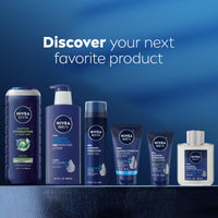 Thumbnail for NIVEA MEN Maximum Hydration Body Wash for Dry Skin, Aloe Vera Enriched, 3-in-1 Moisturizing Body Wash, Face and Hair, Paraben Free, Vegan Formula, 16.9 Fl Oz Bottle, Pack of 3