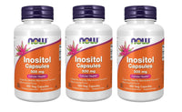 Thumbnail for NOW Foods Foods Inositol 500mg,100 Capsules (Pack of 3)