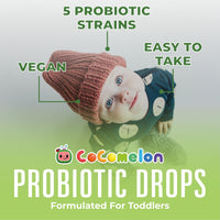 Thumbnail for MaryRuth Organics Cocomelon Toddler Probiotic Liquid Drops | Kids Probiotics for Ages 1-3 | 5 Probiotic Strains | 150 Billion CFU Per Serving | USDA Organic | Sugar Free | Gluten Free | 1 Fl Oz