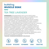 Thumbnail for Seaweed Bath Co. Bubbling Muscle Soak, Tea Tree Lavender Scent, 12 Ounce, Sustainably Harvested Seaweed, French Sea Clay, Arnica