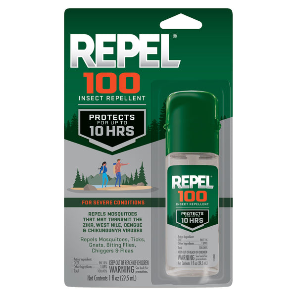 Repel 100 Insect Repellent, Repels Mosquitos, Ticks and Gnats, For Severe Conditions, Protects For Up To 10 Hours, 98% DEET (Pump Spray) 1 fl Ounce