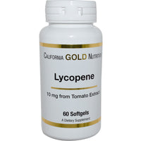 Thumbnail for California Gold Nutrition, Lycopene, 10 mg, 60 Softgels