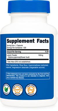 Thumbnail for Nutricost Luteolin 100mg 120 Capsules - Vegetarian Friendly, Non-GMO, Gluten Free