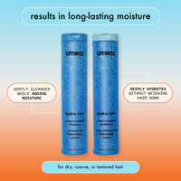 Thumbnail for amika hydro rush intense moisture conditioner with hyaluronic acid, 275ml | for dry, textured, or coarse hair types 2a-4c, long-lasting hydration, color-safe, keratin + chemically treated safe
