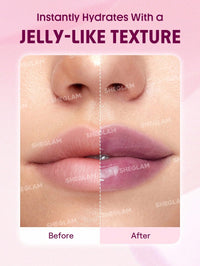 Thumbnail for SHEGLAM Jelly Wow Tinted Lip Oil Plumping Lip Gloss Natural -Baby Steps