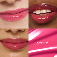 Thumbnail for fwee 3D Voluming Gloss 70% (Rich) | Candy 70% l High Shine, Non-Sticky Lip Gloss for Makeup | Long-Lasting, Moisturizing Gel Formula | 30%, 70% Pigment Options | 5.3g