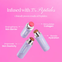 Thumbnail for Naked Sundays SPF 50 Glow Balm – Peptide-Infused Multi-Tasking Blush Stick for Cheeks, Lips & Eyes – Broad Spectrum Zinc Oxide Blush Sunscreen – 8g (Dusty Rose)