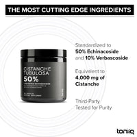 Thumbnail for Toniiq Cistanche Tubulosa Extract - Ultra High Potency 10:1 Extract with 50% Echinacoside & 10% Verbascoside - Highly Concentrated - Third-Party Lab Tested - 60 Capsules