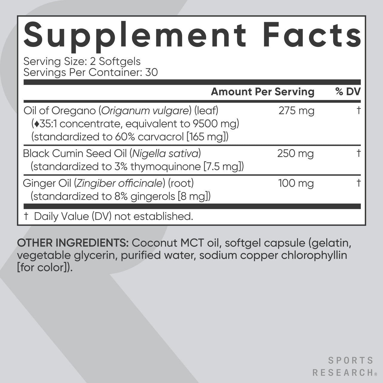 Sports Research® Antioxidant Support Pack - Oil of Oregano 275mg + Vitamin D3 K2 5000iu + Triple Strength Astaxanthin