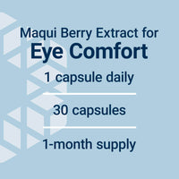 Thumbnail for Life Extension Tear Support with MaquiBright®, 60 mg, Maqui Berry Extract for Dry Eyes, Supports Eye Health, Encourages Tear Production, Gluten-Free, Non-GMO, 1 Daily, Vegetarian, 30 Capsules