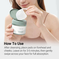 Thumbnail for NEAF NEAF Soothing Calm Toner Pad, Daily Gentle Exfoliating & Hydrating Facial Pads for Intense Soothing Care, Heartleaf Extract and CICA for Sensitive Skin Safe, Korean Skincare (60 Pads)