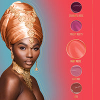 Thumbnail for Juvia's Place Long Lasting Hydrating The Reds & Berries Lip Gloss Glass Ruby Rose, 16 oz, Soft Red
