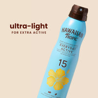 Thumbnail for Hawaiian Tropic Island Sport Sunscreen Spray, Easy to Apply, Broad-Spectrum Protection, SPF 15, 6 Ounces. (Packaging May Vary)