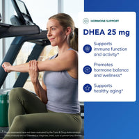 Thumbnail for Pure Encapsulations DHEA 25 mg - Supplement for Immune Support, Hormone Balance, Metabolism Support, and Energy Levels* - with Micronized DHEA - 180 Capsules