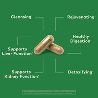 Thumbnail for ORGANIC INDIA Liver Kidney Herbal Supplement - Detoxify & Rejuvenate, Supports Healthy Liver & Kidney Function, Vegan, Gluten-Free, Kosher, USDA Certified Organic, Non-GMO - 90 Capsules