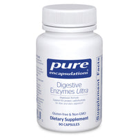 Thumbnail for Pure Encapsulations Digestive Enzymes Ultra - Vegetarian Digestive Enzyme Supplement to Support Protein, Carb, Fiber, and Dairy Digestion* - 90 Capsules
