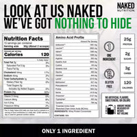 Thumbnail for NAKED Whey Protein Powder 1LB (15 Servings) Pure Micronized Creatine Monohydrate 500g (100 Servings) – Grass-Fed; Bulk; Non-GMO; Gluten Free; Soy Free