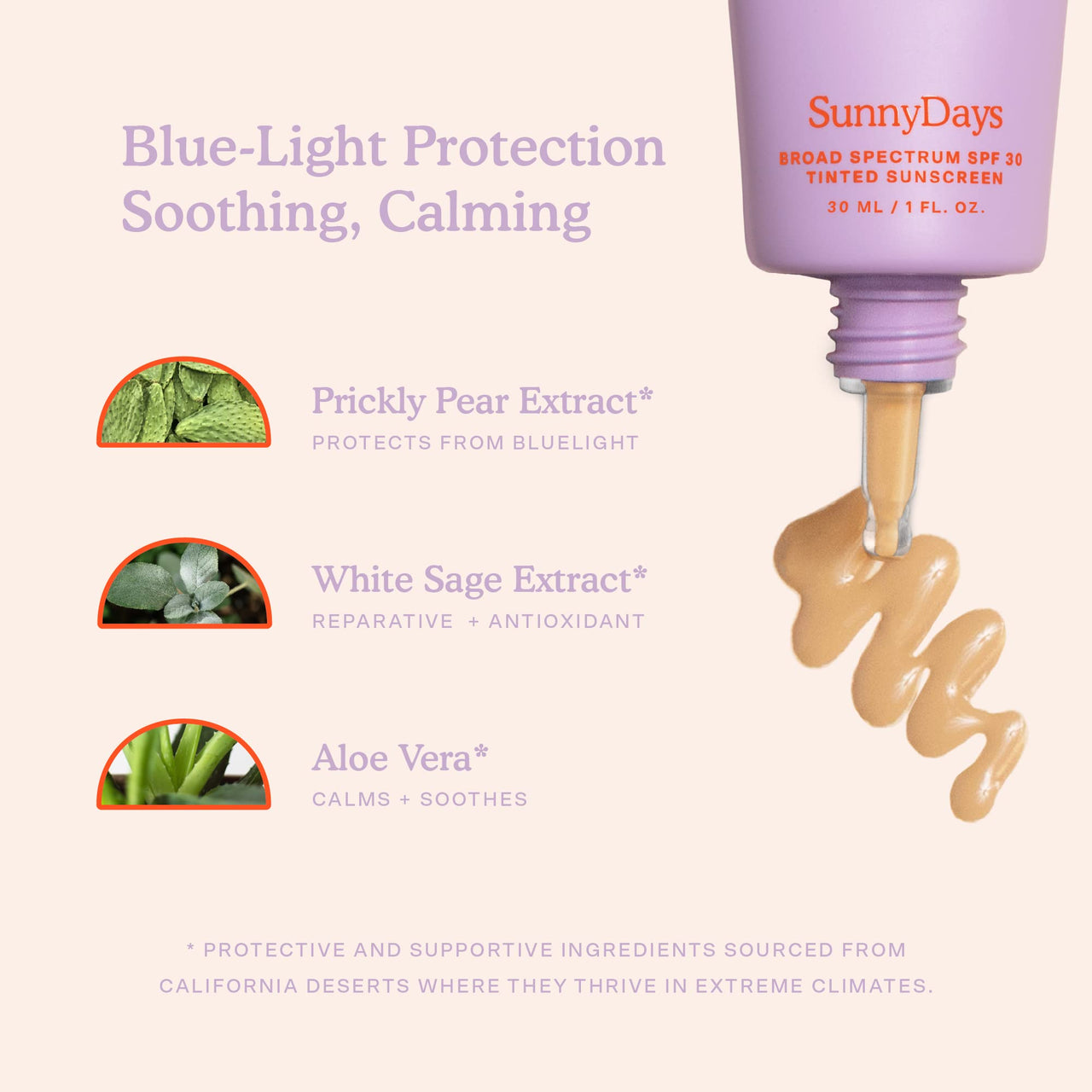Tower 28 SunnyDays SPF 30 Tinted Moisturizer - 2-in-1 Buildable Coverage Foundation + Mineral Sunscreen for Face - Zinc Oxide, Aloe & Prickly Pear for Sensitive Skin - 20 Light/Golden Neutral (1 oz)