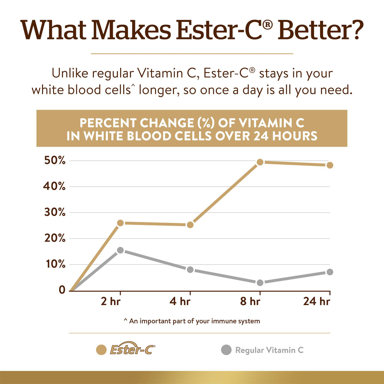 Solgar Ester-C Plus 500 mg Vitamin C with Citrus Bioflavonoids - 90 Capsules - Gentle & Non Acidic, Well Retained - 24-Hour Immune Support - Non-GMO, Gluten Free - 90 Servings