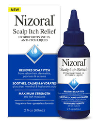 Thumbnail for Nizoral Scalp Itch Relief Liquid—Relieves Scalp Itch and Soothes, Calms and Hydrates with Maximum Strength Anti-Itch Medicine (Hydrocortisone 1%), 2 Fl Oz