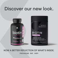 Thumbnail for Sports Research Vegan Biotin 10,000mcg Softgels