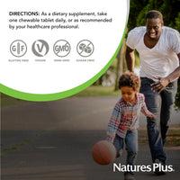 Thumbnail for NaturesPlus KalmAssure Magnesium Chewable, Orange - 60 Tablets - Promotes Relaxation & Mental Alertness - Non-GMO, Sugar Free & Gluten Free - 60 Servings