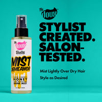Thumbnail for The Doux MIST DEMEANOR Shine Mist for Curly Hair – Heat Protection Spray with Cationic Honey & Silk Amino Acids – Lightweight Hair Gloss for Frizz Control, Humidity Resistance & Shine