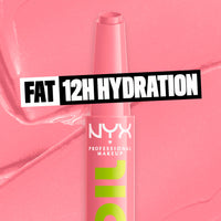Thumbnail for NYX PROFESSIONAL MAKEUP Fat Oil Slick Click, Lightweight, Buildable, Pigmented Vegan Lip Balm - Clout