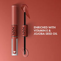 Thumbnail for NYX PROFESSIONAL MAKEUP Shine Loud, Long-Lasting Liquid Lipstick with Clear Lip Gloss - Life Goals (Peach Nude)