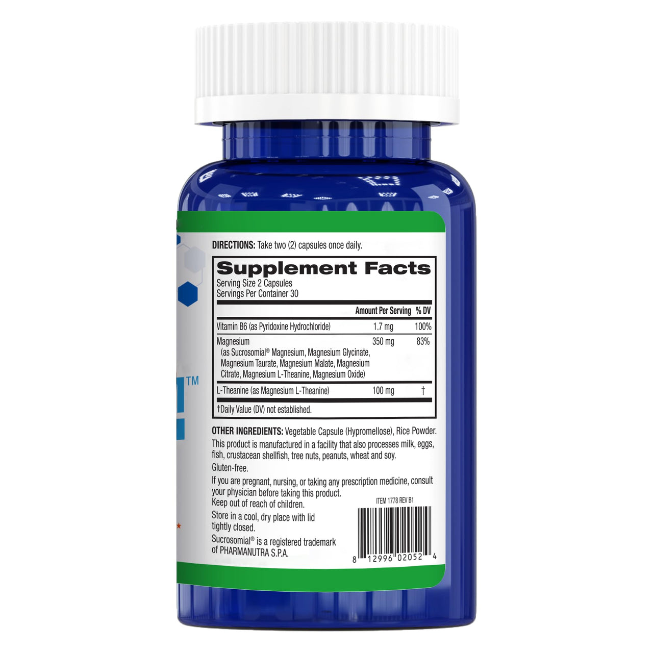 BioTrust Multi Magnesium Complex - High-Absorption 7-in-1 Supplement with Glycinate, Malate, Citrate, Taurate, Sucrosomial & More for Relaxation, Focus, Muscle Support - B6 & L-Theanine, 60 Capsules