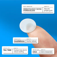 Thumbnail for AVARELLE Acne Cover Patches, Eligible Hydrocolloid Pimple Patches for Face with Tea Tree Oil, Korean Skincare Zit Patches for Face | HSA Store Eligible Items | Vegan, Cruelty-free