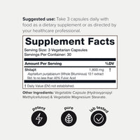 Thumbnail for Toniiq Ultra Concentrated 40% Fulvic Acid Shilajit for Men - Pure 10:1 Extract-Third Party Tested 10x Potency Capsules- High in Potency and Trace Minerals - Made in GMP Certified Facility