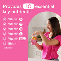 Thumbnail for One A Day Teen Girl’s Daily Essentials Multivitamin Gummies, Teen Girl Multivitamins with Biotin, Vitamin B12 and B6, Vitamin C, Raspberry Natural Flavor, 120 Gummies