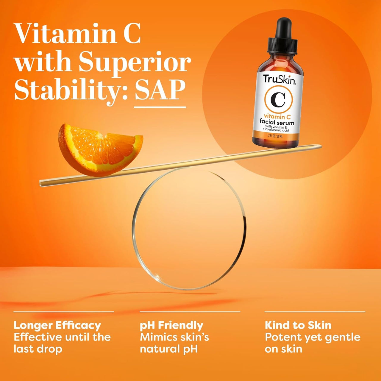 TruSkin Vitamin C Anti Aging Facial Serum for Dark Spots, Even Skin Tone, Eye Area, Fine Lines & Wrinkles