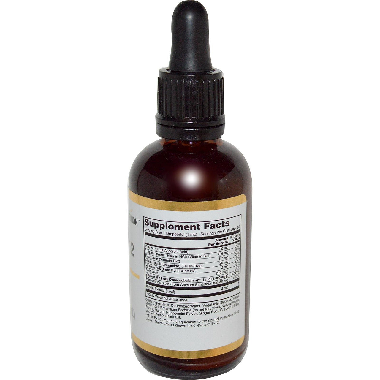 California Gold Nutrition, Liquid B-12, 2 fl oz (60 ml)