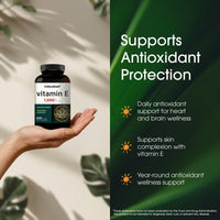 Thumbnail for NatureBell Vitamin E 1,000 IU Per Serving - 300 Softgels - Antioxidant Supplement for Skin, Heart & Brain Health Support - High Bioavailability* - Gluten-Free & Non-GMO
