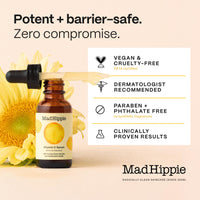 Thumbnail for Mad Hippie Vitamin C Serum for Face 2-Pack – C + E + Ferulic Acid, Hyaluronic Acid, Stable Low-Irritation Formula, Brightening, 1.02 Fl Oz Ea