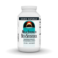 Thumbnail for Source Naturals Mega Strength Beta Sitosterol, Plant Sourced, 375mg - 240 Tablets