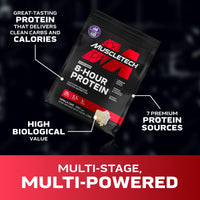 Thumbnail for MuscleTech Platinum 8-Hour Protein Powder - 7 Premium Protein Sources with Whey & Casein Protein for Increased Lean Muscle, Strength & Improved Recovery - Vanilla Cake, 50 Servings