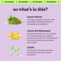 Thumbnail for Lemme Matcha Superfood Energy Gummies with Organic Matcha Green Tea, Vitamin B12 and Antioxidant Coenzyme Q10 to Support Cellular Energy, Metabolism & Healthy Skin - Gluten Free, Non GMO (60 Count)