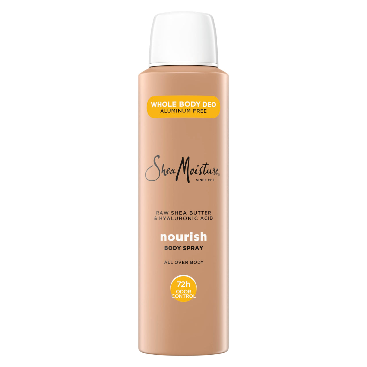 SheaMoisture All Over Body Deodorant Spray for Women Raw Shea Butter & Hyaluronic Acid Aluminum Free 4oz