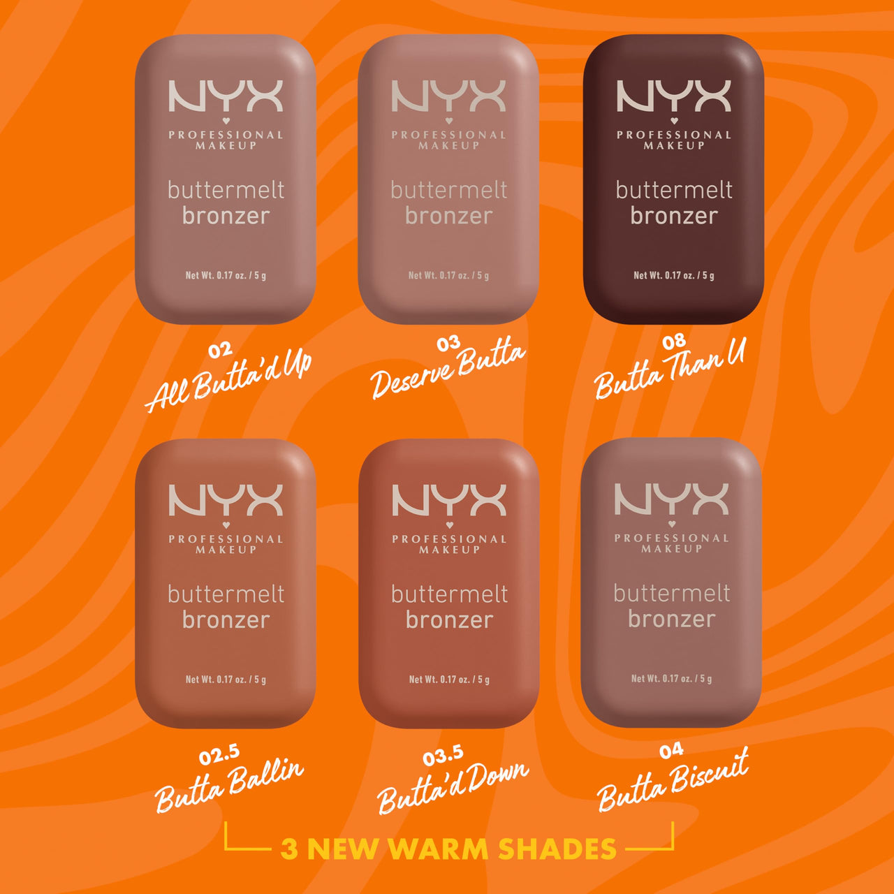 NYX PROFESSIONAL MAKEUP Matte Buttermelt Bronzer, Longwear Face Makeup with Up to 12 Hours of Wear, Vegan Formula - Butta Biscuit (Medium Rosy Warm)