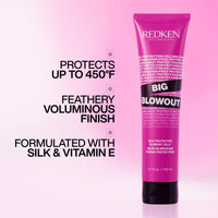 Thumbnail for Redken Big Blowout Heat Protectant Gel - Provides All-Over Volume & Movement, Hair Shine & Frizz Control, Blowdry Gel For All Hair Types, 5.1 Fl Oz