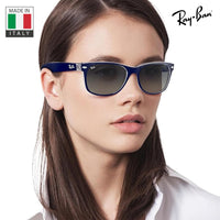 Thumbnail for Ray-Ban RB2132 NEW WAYFARER COLOR MIX Square Shaped Non-Polarized Sunglasses for Men & Women – Includes Official RAYBAN Eyewear Kit – Ideal Formal & Casual Wear Sunglasses – Grey Lens